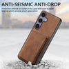 For Samsung Galaxy S25 5G Retro Leather Card Bag Magnetic Phone Case(Brown)