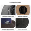Autumn And Winter Sunscreen Fisherman Hat Camping Warming Large Eaves Corduroy Mountaineering Hood, Size: L 58-60cm(Light Brown)