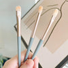 3sets 3 In 1 Portable Universal Eyeshadow Brush Makeup Tools Eye Cosmetic Brushes(Blue Bridge)