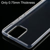 For Galaxy A91 0.75mm Ultrathin Transparent TPU Soft Protective Case