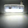 2 PCS Car DC12V / 1.5W / 6000K / 100LM LED Vanity Mirror Lamp Makeup Mirror Light with 18 SMD-3014 Lamps for BMW E93, White Light