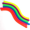 10 PCS Environmental Protection Round Head TPR Decompression Soft Rubber Noodle Rope, Random Color Delivery