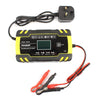 FOXSUR 12V-24V Car Motorcycle Truck ABS Repair Battery Charger AGM Charger, UK Plug