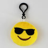20 PCS Creative Plush Doll Mobile Pendants Gift Cartoon Cute Facial Expression Decorations Keychains with Hook