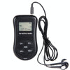 HRD-107 DSP Digital Display Portable Stereo FM Radio with Headset(Black)