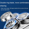 Mini Magnetic Head Shaver Smart LED Display Electric Shaver, Color: Orange