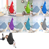 Kids Elastic Hammock Indoor Outdoor Swing, Size: 1.5x2.8m (Black)