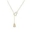 Ladies Light Luxury Bowknot Necklace Clavicle Chain, Specification:XL1663