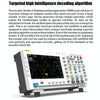 FNIRSI 2 In 1 Dual-Channel 100M Bandwidth Digital Oscilloscope 1GS Sampling Signal Generator, EU Plug 1014D +P4100 Probe