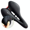 Silicone Bicycle Seat GEL Mountain Bike Saddle Bicycle Seat Saddle(Black Red)