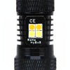 2 PCS H4 DC 12V 5W 350LM Auto Car Fog Lights with 16 SMD-3030 LED Bulbs, White + Yellow Light