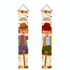 30 x 180cm Thanksgiving Day Couplet Decoration Porch Hanging Flag(Doll)