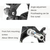 Meroca Bicycle Aluminum Alloy C Brake, Color: Black Single Rear