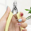 Stainless Steel Tip And Diagonal Cutting Pliers Nail Removing Drilling Cutters(White)