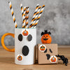 500pcs/ Roll 25mm Halloween Party Favors Label Stickers DIY Decorative Labels Cute Smile Pumpkin Seal Stickers