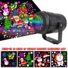 4W LED Snowflake Christmas Decoration Projector Light with 16 Patterns, Spec: AU Plug