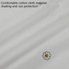 Car Embroidery Curtain Sunshade Cartoon Cotton Suction Cup Curtain Car Sunscreen Insulation Covering Curtain(Bear)
