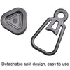 10 PCS Awning Banner Tarpaulin Plastic Clip Field Camping Mountaineering Tent Clip, Color: Black Clip+Hook