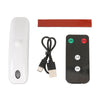 H901 Car Remote Pilot Light Warning Light Dual Flash Light (White)