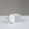 7 x 7 x 6cm Cuboid Geometric Cube Solid Color Photography Photo Background Table Shooting Foam Props(White)