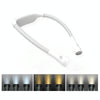 Hanging Neck Lamp Student Eye Protection Led Reading Lamp USB Rechargeable Book Lamp(White)