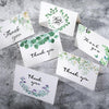 6pcs / Set Thank You Card Creative Half-Fold Greeting Card with Envelope