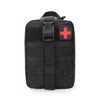 Waterproof Oxford Cloth + Nylon Outdoor Travel Portable First Aid Kit(Black)