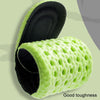 1pair High Elasticity Breathable Sweat Absorbent Shock Absorbent Cuttable Insoles, Size: 37-38(Green+Gray)
