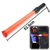 Safety Traffic 3-Mode Control Red LED Baton with Alarm Function, Length: 53.5cm