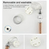 SDS-A23 15 LEDs ABS Temperature Sensor Negative Ions RGB LED Shower Head, Size: 23 x 6.5 x 5.8cm, Interface:  20mm