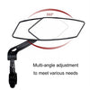 Mountain Bike High Definition Flat Reflective Rearview Mirror, Specification: 1 Pair