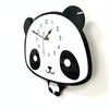 Creative Home Office Bedroom Decoration Panda Swing Acrylic Wall Clock