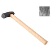 Handmade DIY Square Hammer Gold And Silver Jewelry Texture Hammer, Model: No.9