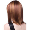 Women Medium Long Style Straight Hair Headgear(Light Gold)