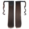 2M33# Invisible Seamless Bandage-style  Wig Long Straight Hair Wig Ponytail