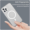 For iPhone 12 Pro MagSafe Frosted Translucent TPU + PC Full Coverage Phone Case(White)