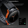 LEMFO C25 1.43 inch HD Round Screen Outdoor Smart Watch Supports Blood Oxygen Detection/Sedentary Reminder(Black Orange)