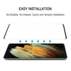 For Samsung Galaxy S21 Ultra 5G 3D Curved Edge Full Screen Tempered Glass Film(Black)