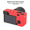 For Sony ILCE-7CM2 / A7C II / A7CR Glossy Soft Silicone Protective Case(Red)