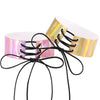 European and American Simple Sexy Bound Collar Fashion Laser Skin Glowing Necklace, Random Color Delivery