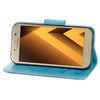 For Galaxy A3 (2017) / A320 Butterflies Embossing Horizontal Flip Leather Case with Holder & Card Slots & Wallet & Lanyard (Blue)