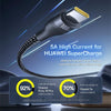Baseus Flash Series 3 100W 2 to 3 USB and Type-C to 8 Pin and Dual Type-C Fast Charging Data Cable, Length: 1.5m(Black)
