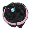 Foldable Cat Tunnel, 3 Exits, Hanging Ball, Pink
