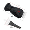 Thick Waterproof Snow Removal Shovel Car Warm Gloves(Blue)