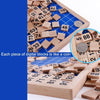 Wooden Montessori Teaching Kids Math 1 - 100 Consecutive Numbers Counting Board Plate Toy