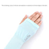 2 Pairs Long Ice Silk Sunscreen Sleeves Cycling Driving Outdoor UV Arm Oversleeve,  Length: 38cm(Black)