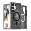 For Samsung Galaxy S23 Ultra 5G Glitter MagSafe Shockproof Phone Case(Black)