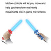 DOBE TNS-2109 Left and Right Handle Somatosensory Luminous Sword for Nintendo Switch(Blue)