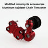HC154 Motorcycle Modified Accessories Universal Aluminum Alloy Chain Adjuster(Black)