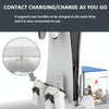 For PS5 iplay Dual-seat Charging and Cooling Base Bracket Storage Rack(White)